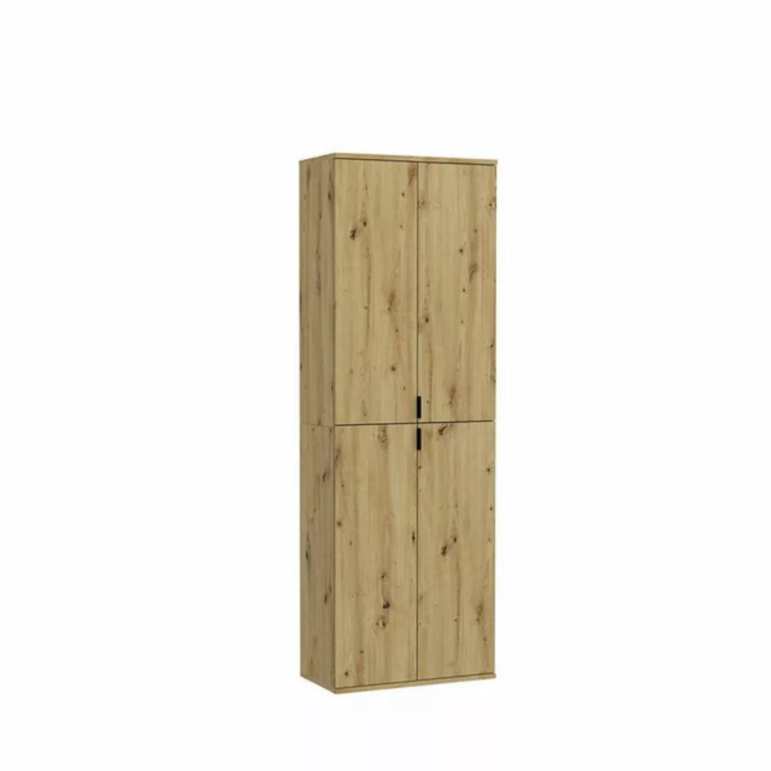 xonox.home Hochschrank in Artisan Eiche - 61x193x34cm (BxHxT) günstig online kaufen