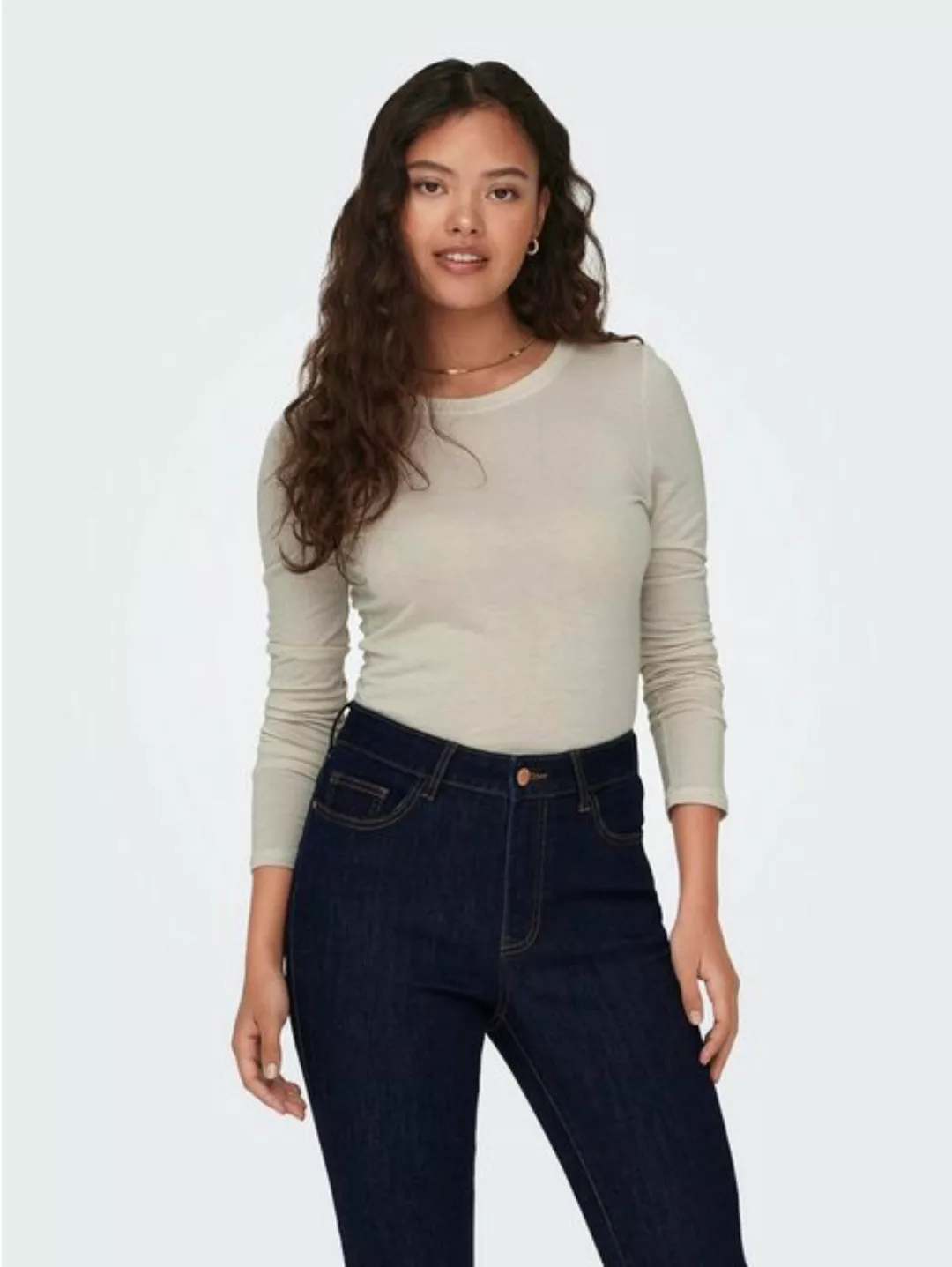 JACQUELINE de YONG T-Shirt Langarm Shirt Dünner Basic Pullover JDYSUMA 6403 günstig online kaufen