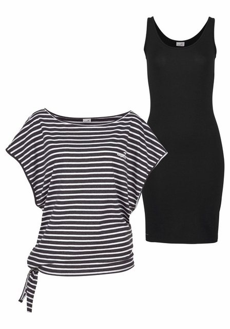 KangaROOS Jerseykleid, (Set, 2 tlg., mit T-Shirt), für einen sommerlichen K günstig online kaufen