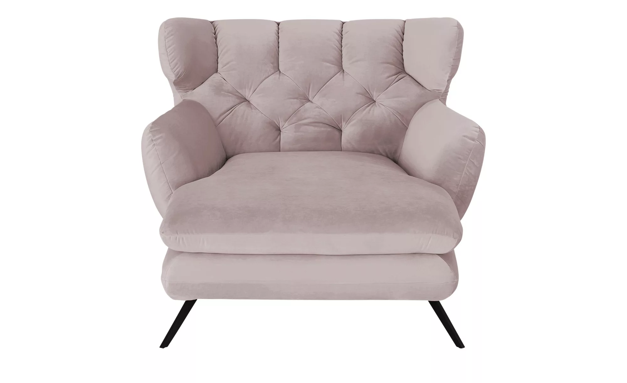 pop Longseat-Sessel Samt Caldara ¦ rosa/pink ¦ Maße (cm): B: 126 H: 94 T: 1 günstig online kaufen
