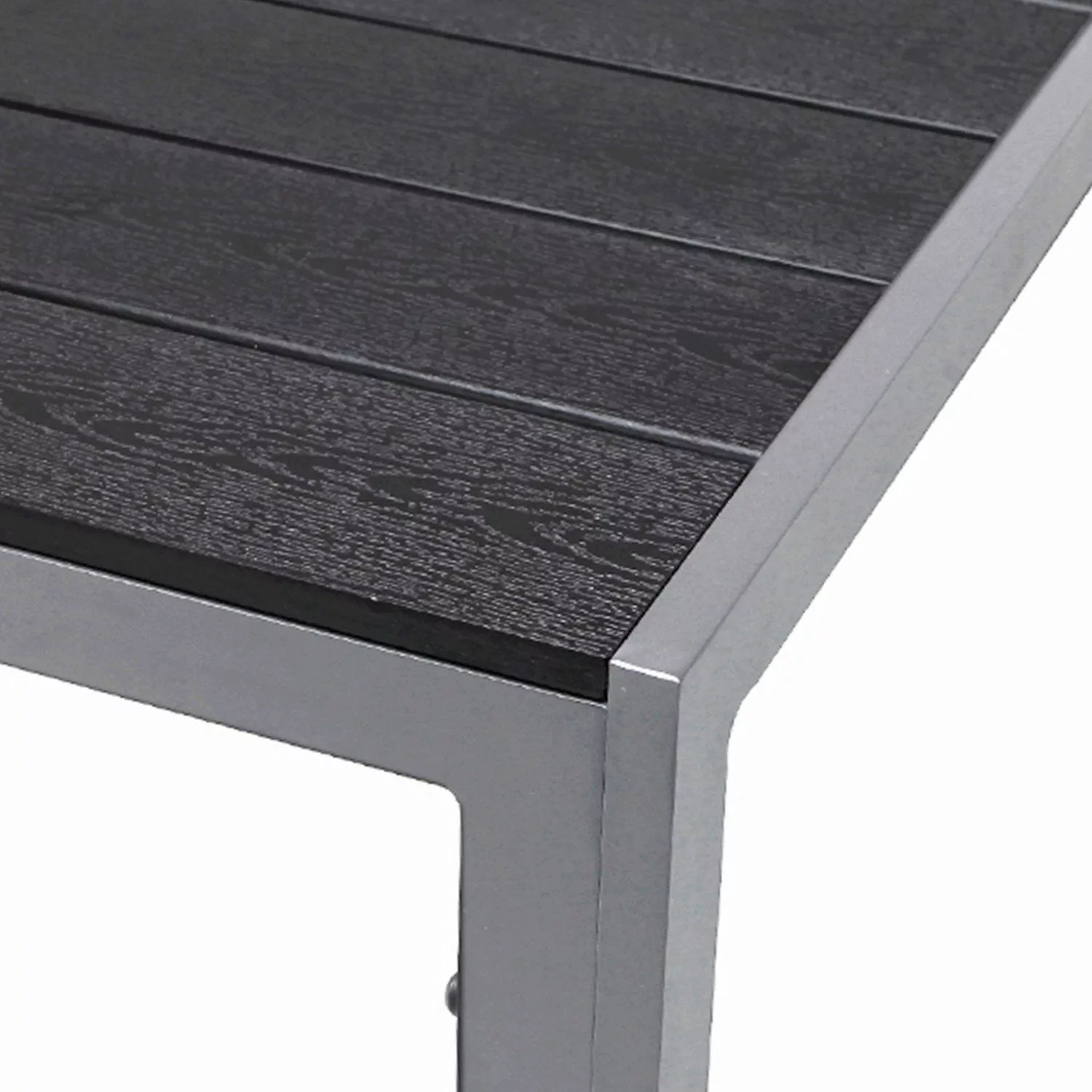 INDA-Exclusiv Küchentisch Aluminium Gartentisch Non-Wood Silber günstig online kaufen