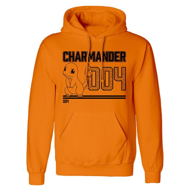 POKÉMON Hoodie Charmander Glumanda Line Art Hoodie günstig online kaufen