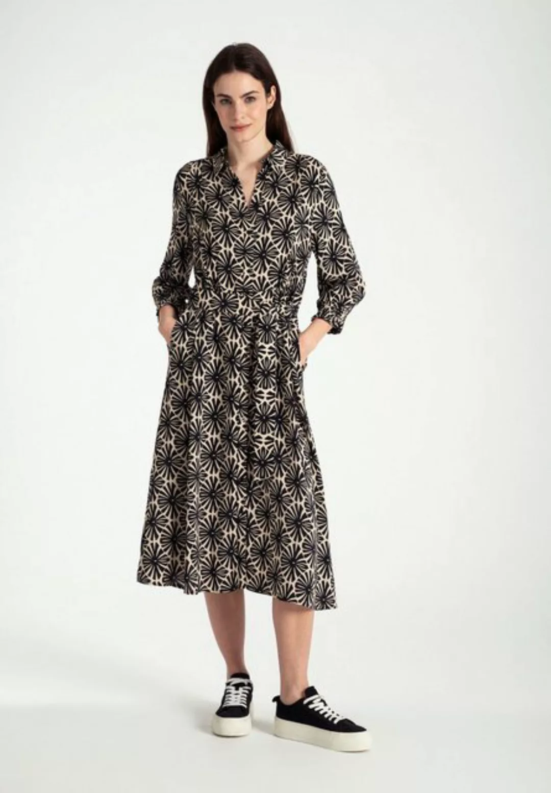 Viskose-Kleid, Print, Frühjahrs-Kollektion günstig online kaufen