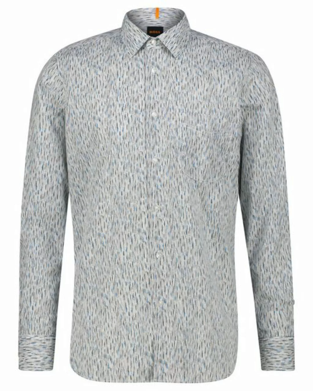 BOSS Langarmhemd Herren Hemd REMITON Regular Fit Langarm (1-tlg) günstig online kaufen