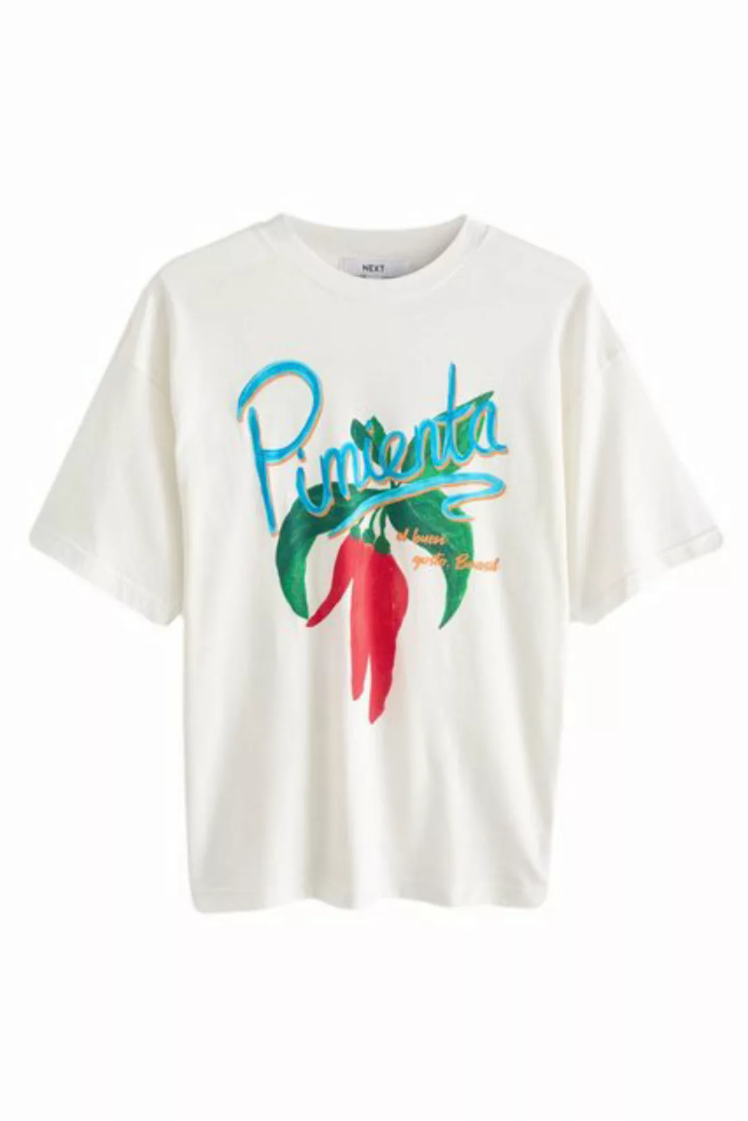 Next T-Shirt Red Chilli Pepper Kurzärmeliges T-Shirt mit Grafik (1-tlg) günstig online kaufen