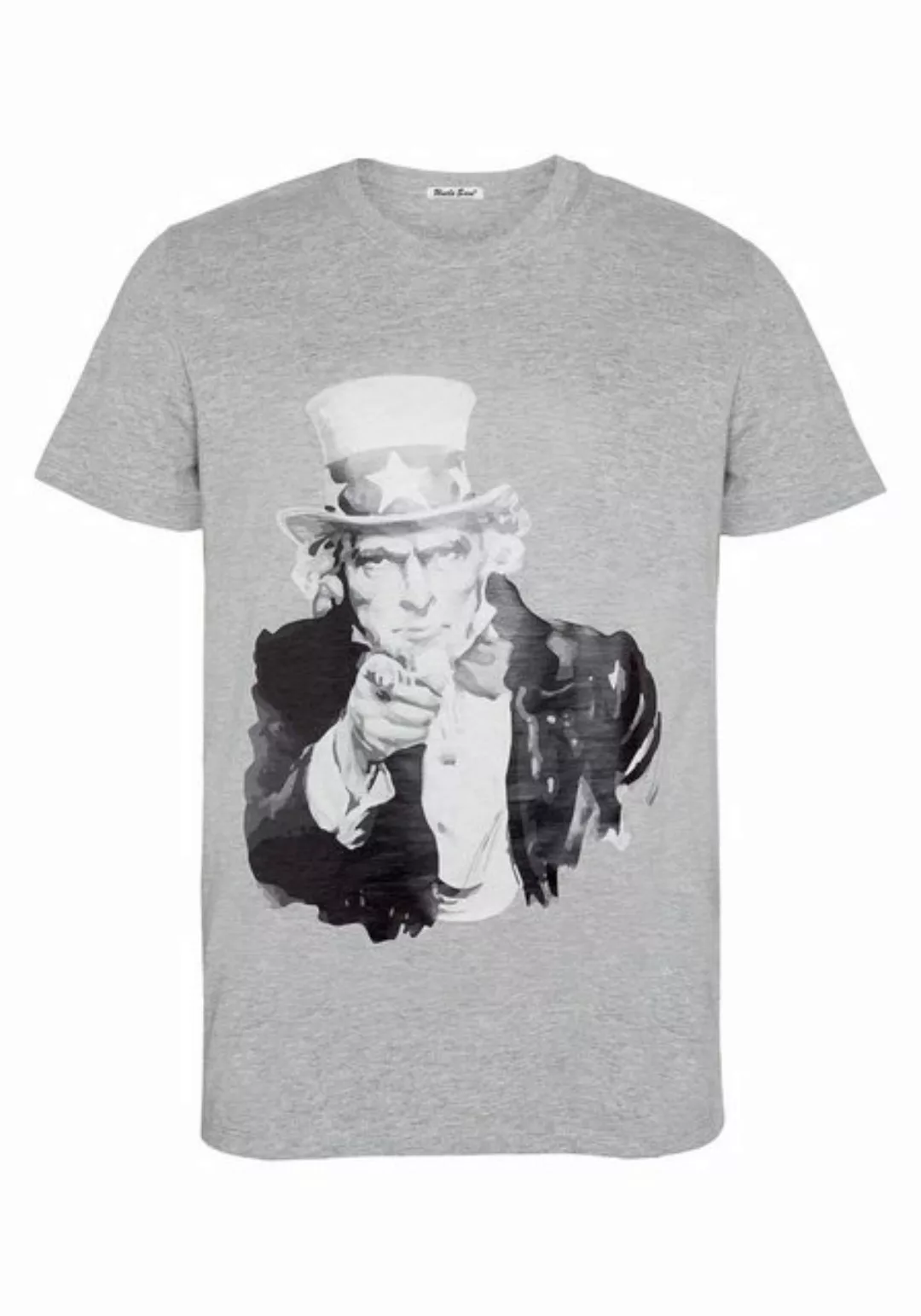 Uncle Sam T-Shirt mit Label-Frontprint (1, 1-tlg) günstig online kaufen