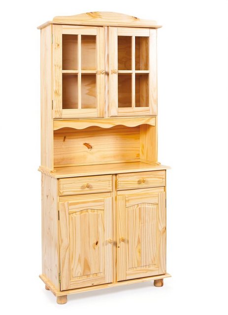 ebuy24 Vitrine Alican Vitrinenschrank 2 Türen, 2 Glastüren, 2 Sch (1-St) günstig online kaufen