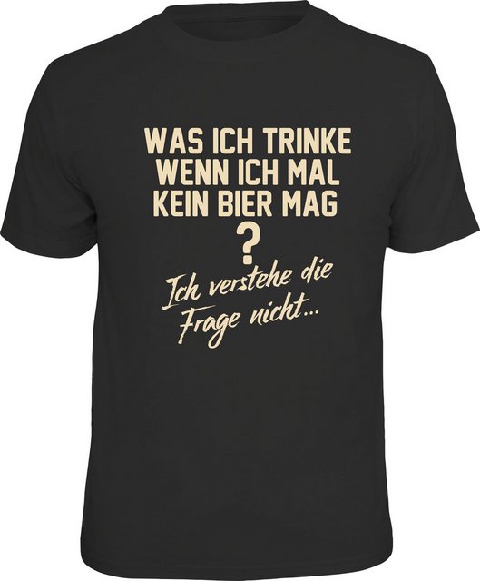 RAHMENLOS® T-Shirt für den Bierkenner: ... wenn ich mal kein Bier mag? günstig online kaufen