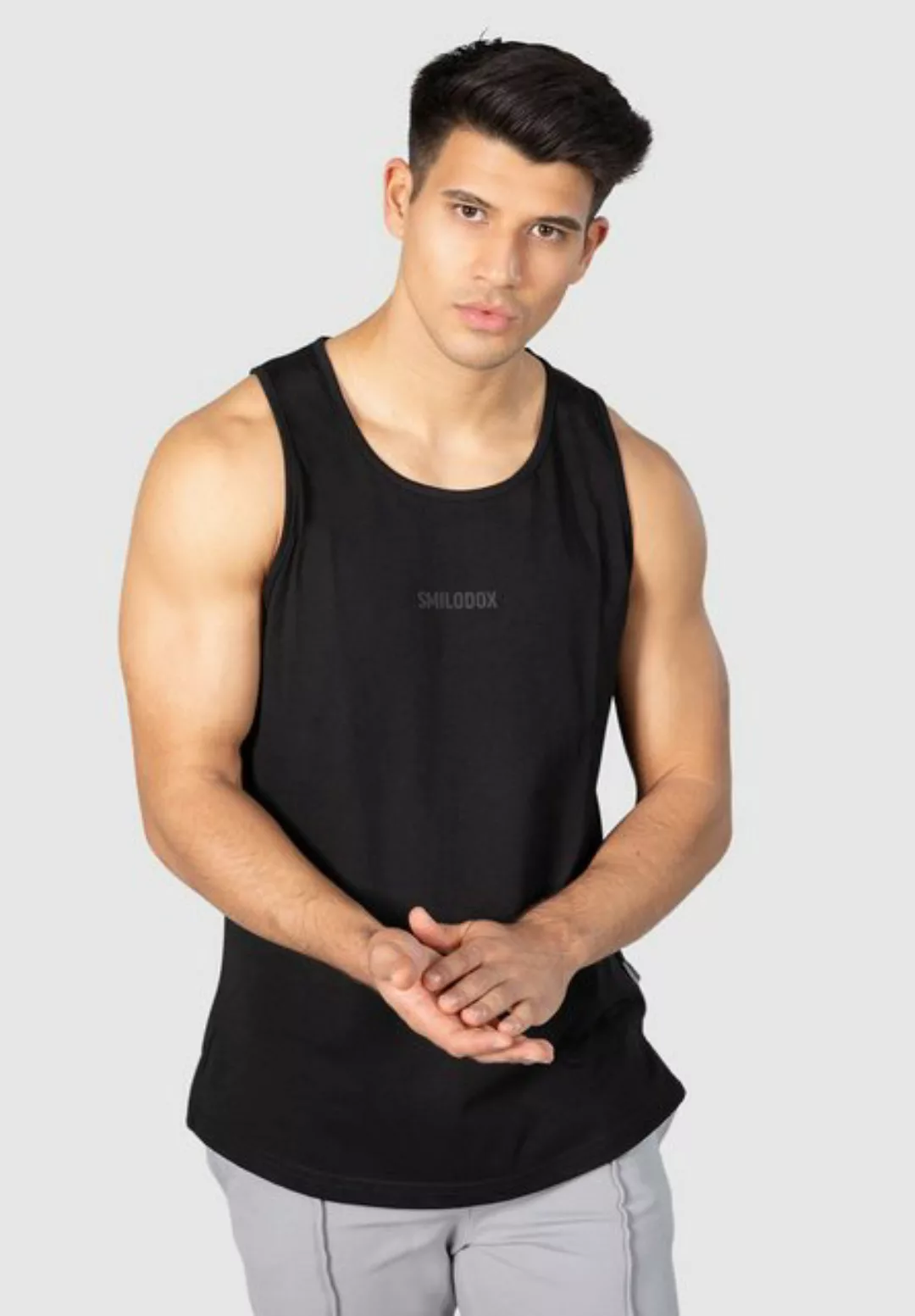 Smilodox Tanktop Pedro 100% Baumwolle günstig online kaufen