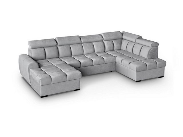 MOEBLO Wohnlandschaft LINOS U, Ecksofa U-Form Cord Sofa Couch Polsterecke U günstig online kaufen