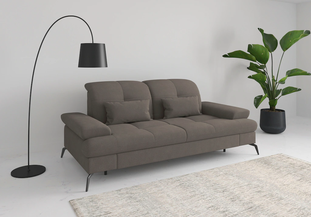 sit&more 3-Sitzer "Amica, inkl. Sitztiefenverstellung und Armteilverstellun günstig online kaufen