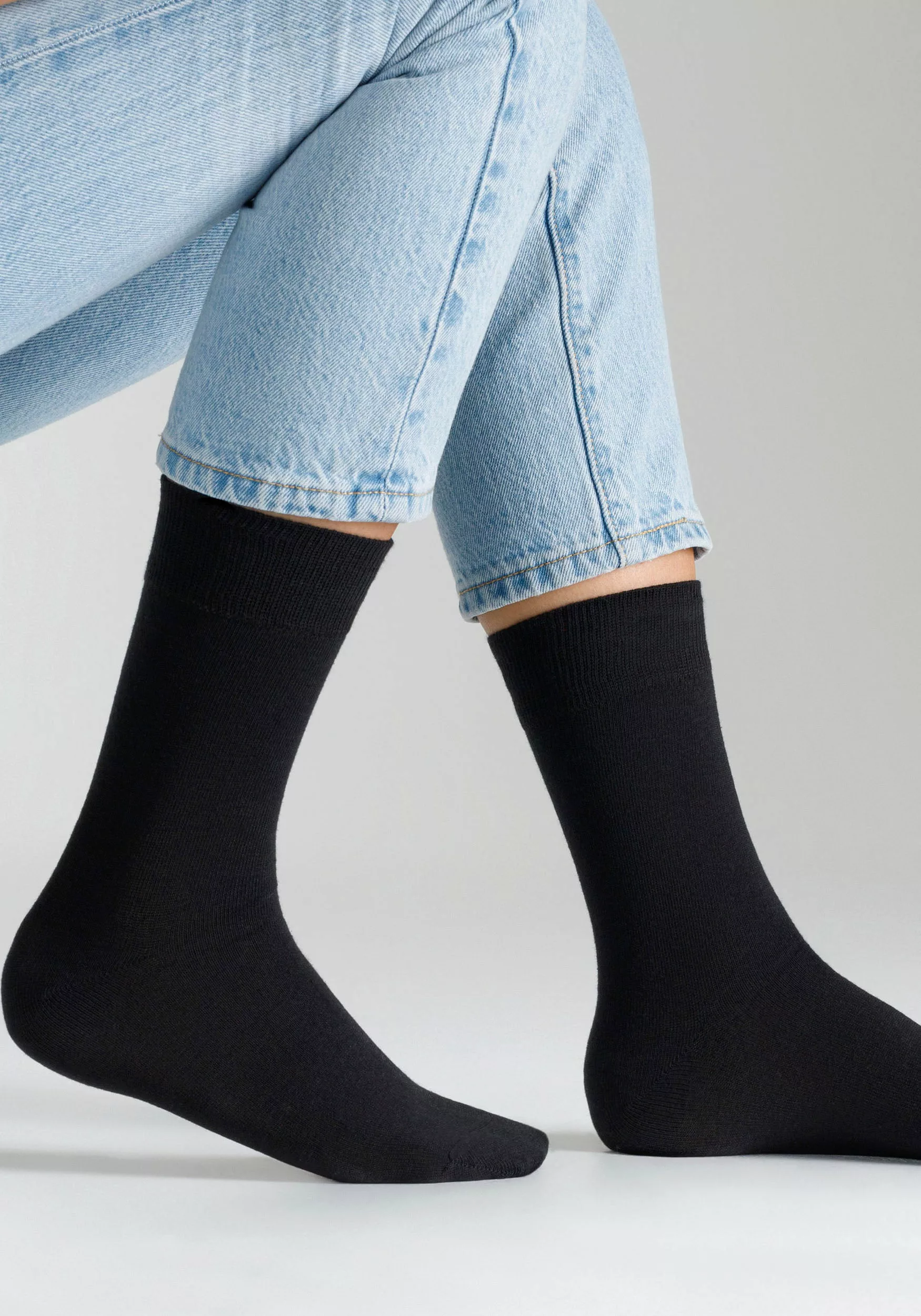 s.Oliver Socken, (8er-Pack), mit weichem Bund günstig online kaufen