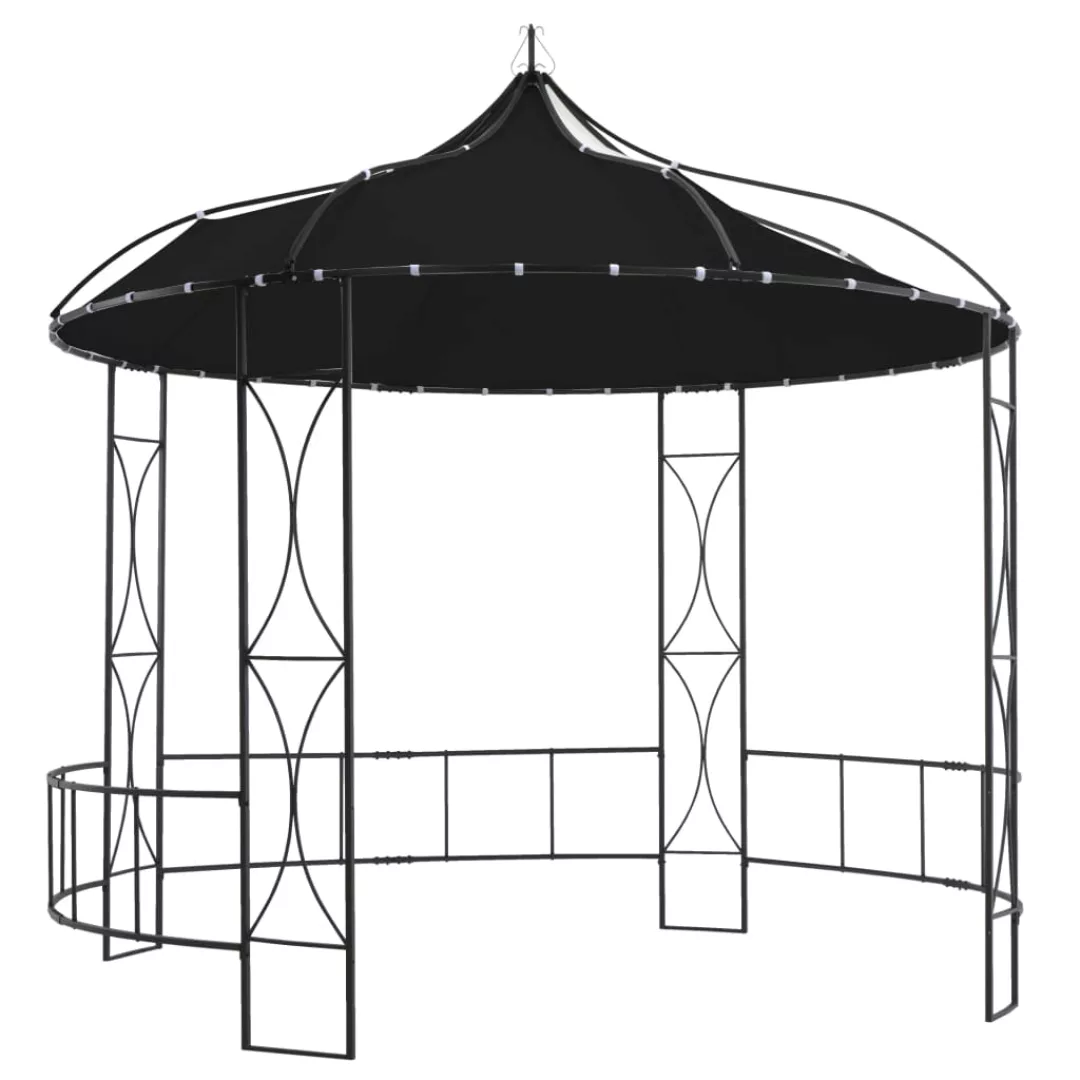 Pavillon 300 X 290 Cm Anthrazit Rund günstig online kaufen