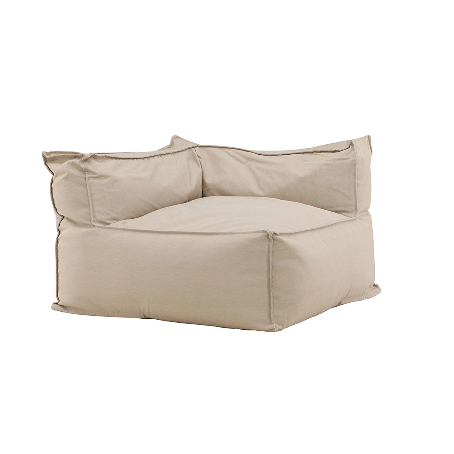 ebuy24 Rambo Sitzsack Eckteil Beige Ohne Kissen Sitzhöhe cm 40 Sitzbreite c günstig online kaufen