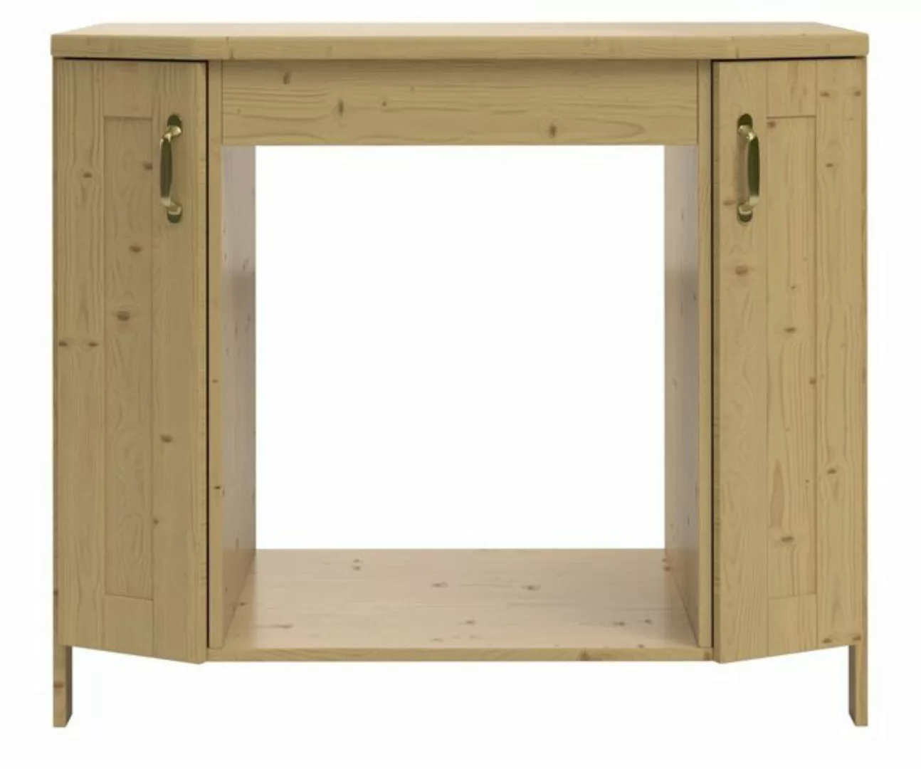 Home affaire Herdumbauschrank Alba (1-St) Breite 100 cm, Kiefer massiv, 2 T günstig online kaufen