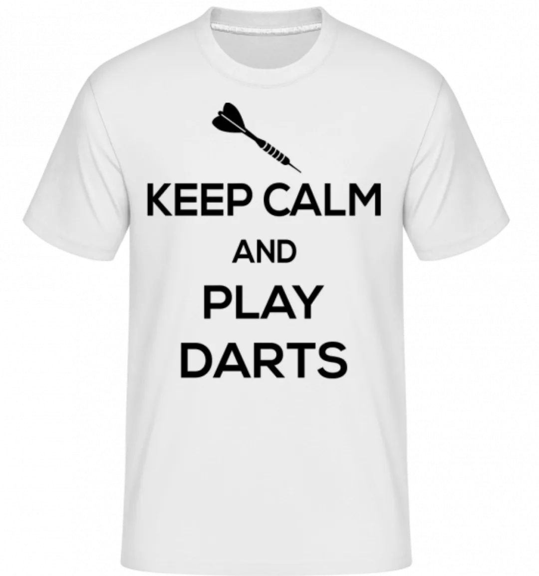 Keep Calm And Darts · Shirtinator Männer T-Shirt günstig online kaufen