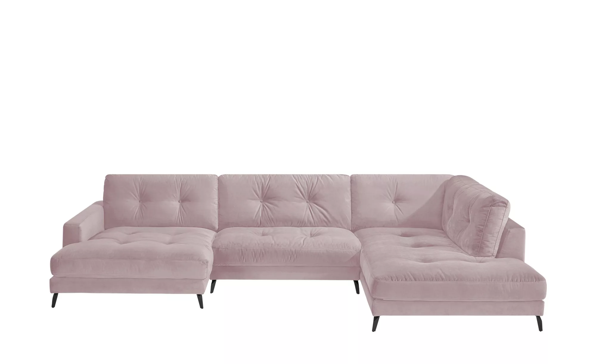 Jette Home Wohnlandschaft aus Samt Jette Return  ¦ rosa/pink ¦ Maße (cm): B günstig online kaufen