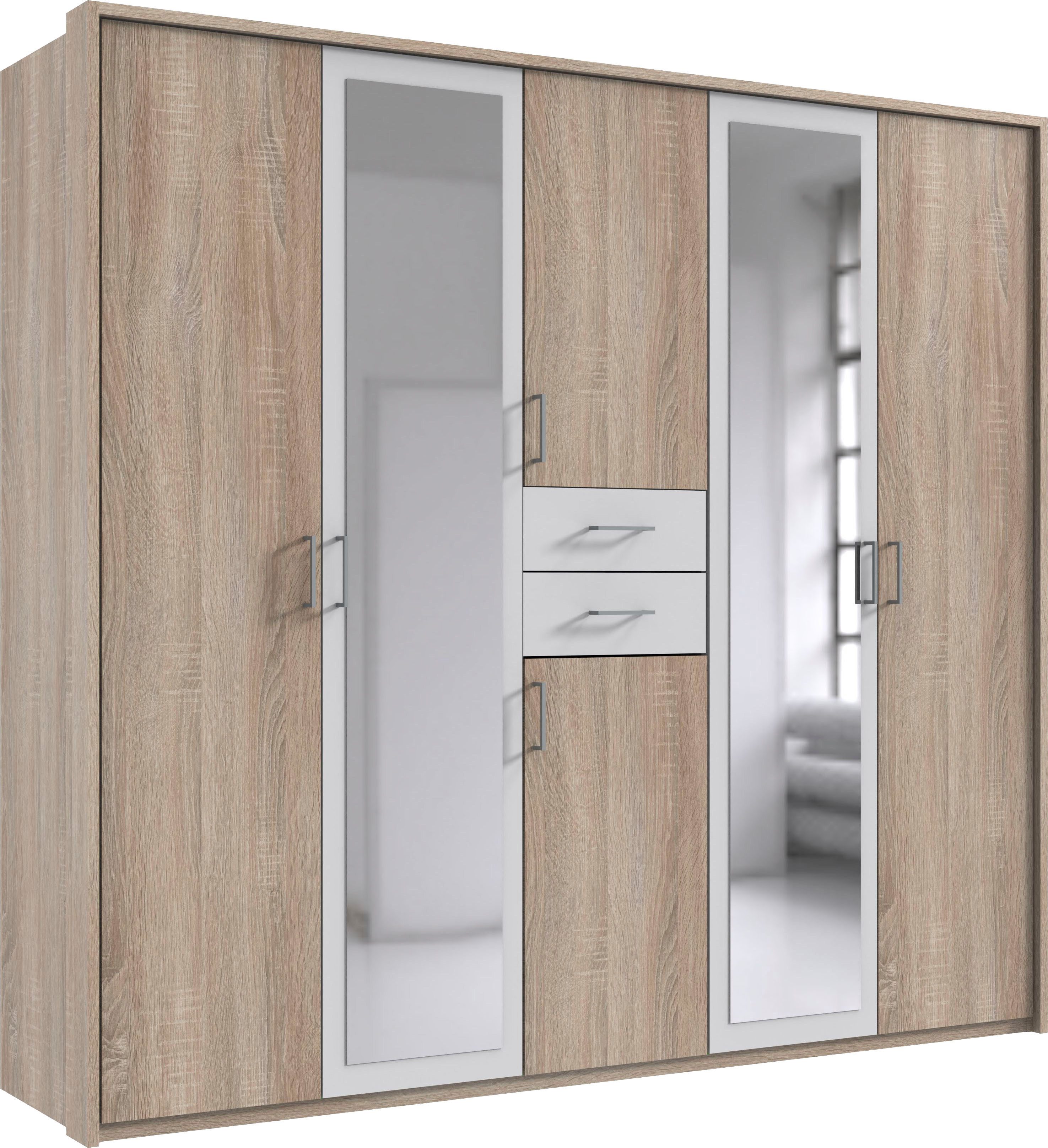 Wimex Kleiderschrank "Diver Drehtürenschrank mit Spiegel, 180, 225 o. 270cm günstig online kaufen