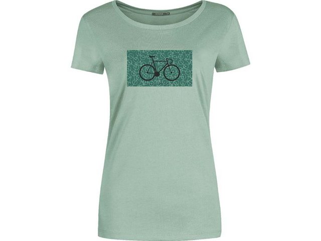 GreenBomb T-Shirt GREENBOMB Bio-Damen-T-Shirt 'Bike Pattern' mit Run günstig online kaufen