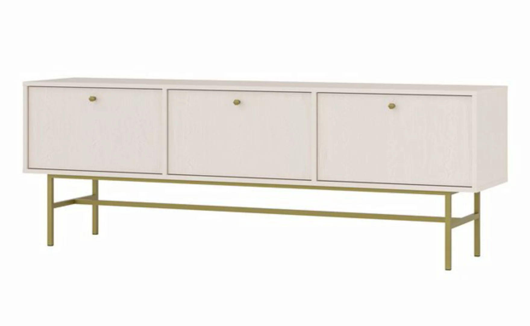 Furnix TV-Schrank Tonkin Sideboard mit drei Fächern Design Lowboard Breite günstig online kaufen