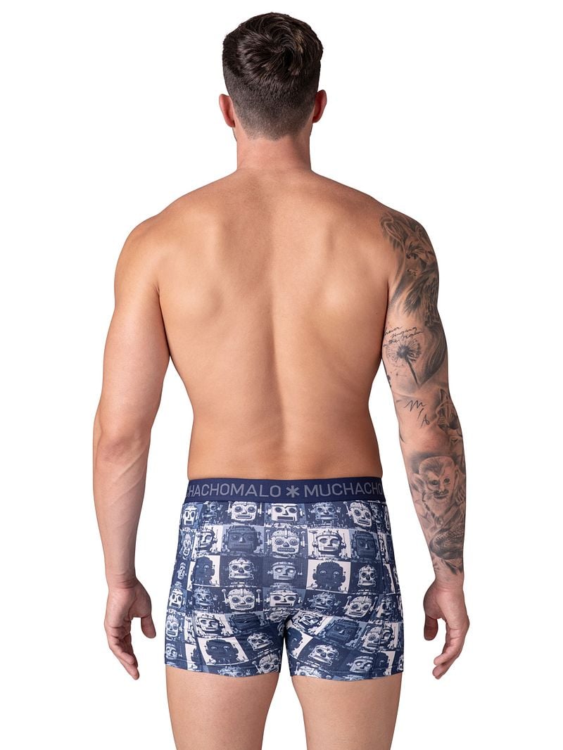 Muchachomalo Boxershorts 3er-Pack Robot Heads - Größe XXL günstig online kaufen
