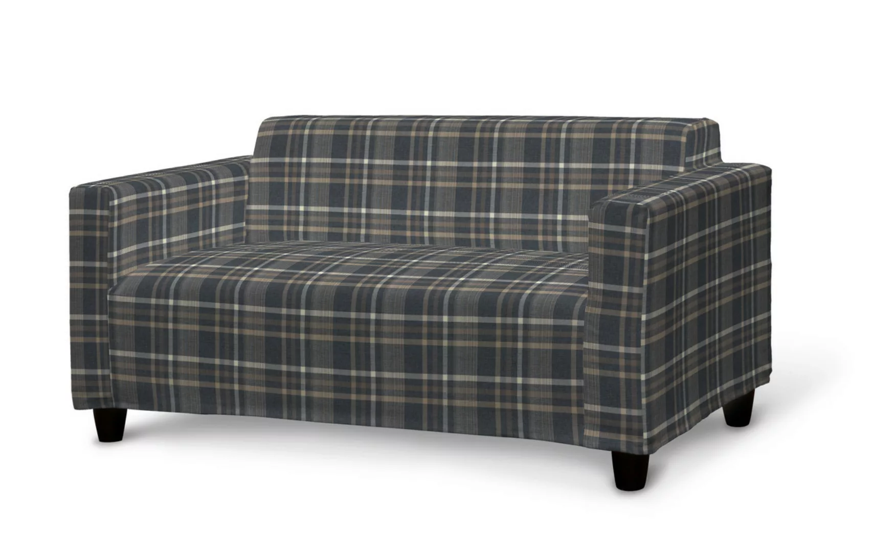 Bezug für Klobo Sofa, braun- blau, Klobo, Edinburgh (703-16) günstig online kaufen