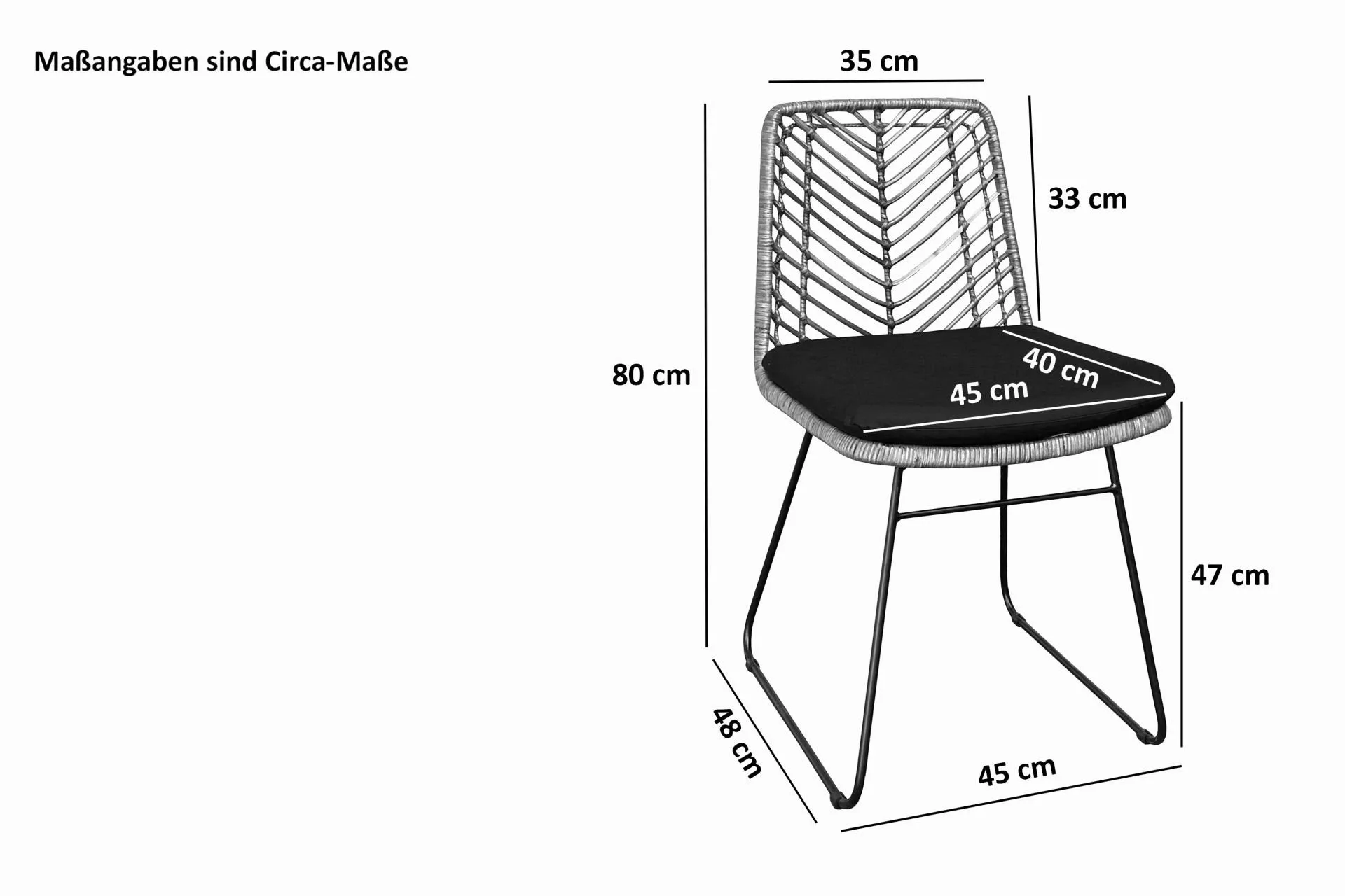 SAM® Esszimmerstuhl Luxor, Trendiger Rattanstuhl, geflochtenes günstig online kaufen