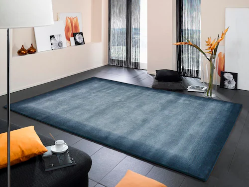 Handgeknüpfter Naturteppich  Vinciano Tami ¦ grau ¦ Wolle ¦ Maße (cm): B: 2 günstig online kaufen