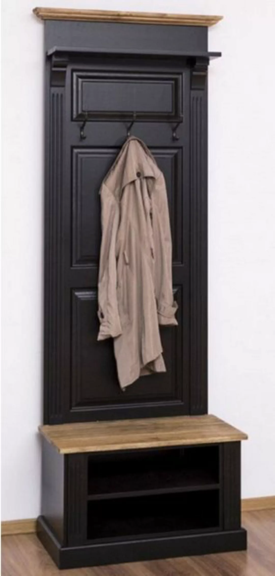 Casa Padrino Garderobenschrank Casa Padrino Landhausstil Massivholz Gardero günstig online kaufen