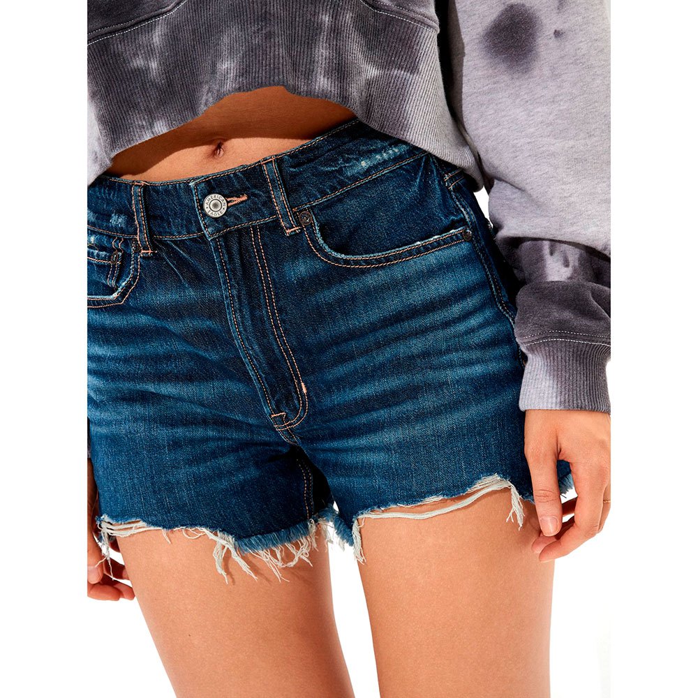 American Eagle Denim Tomgirl Jeansshorts Mit Hoher Taille 2 Simply Dark günstig online kaufen