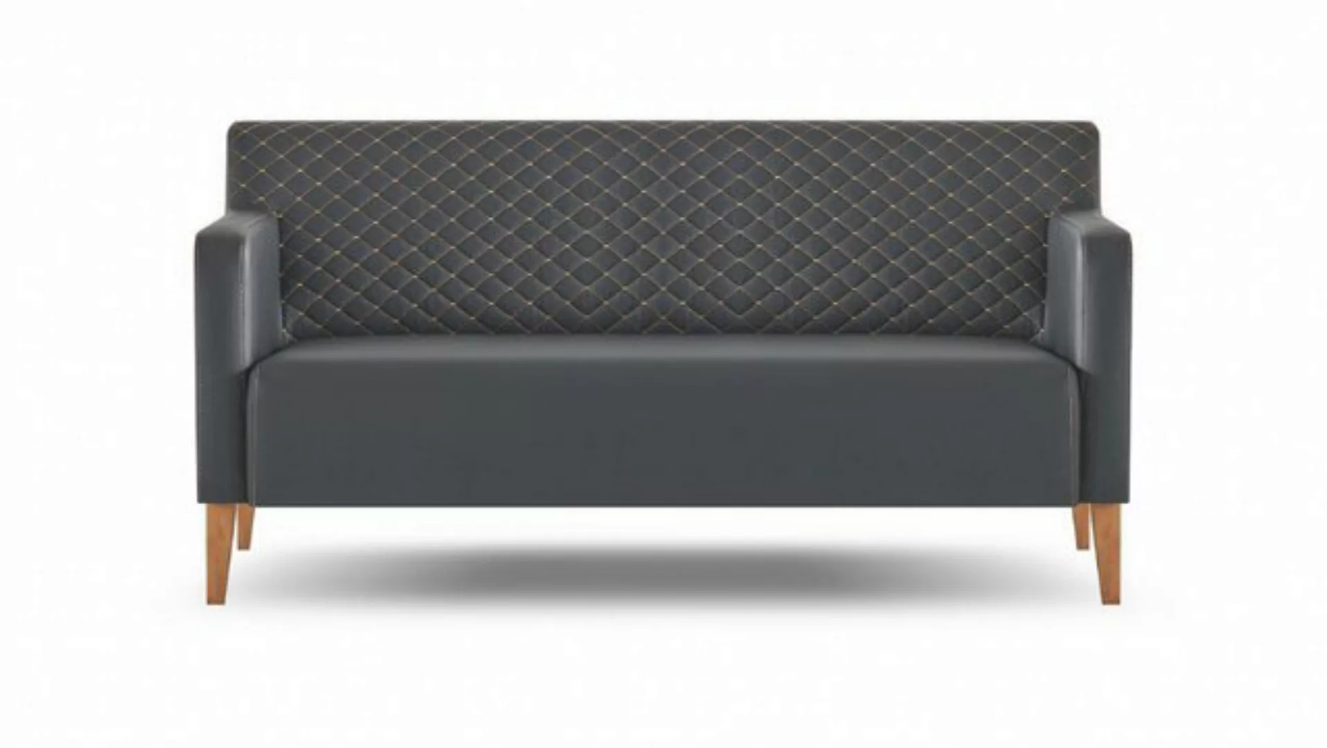 JVmoebel 3-Sitzer Sofa 3-Sitzer Schwarz Einfarbig Modern Design Arbeitszimm günstig online kaufen