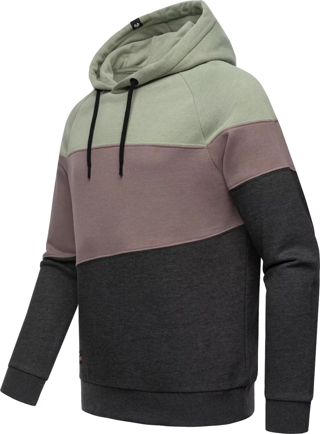 Ragwear Kapuzenpullover "Thres", Sportlicher Herren Pullover mit Blockstrei günstig online kaufen