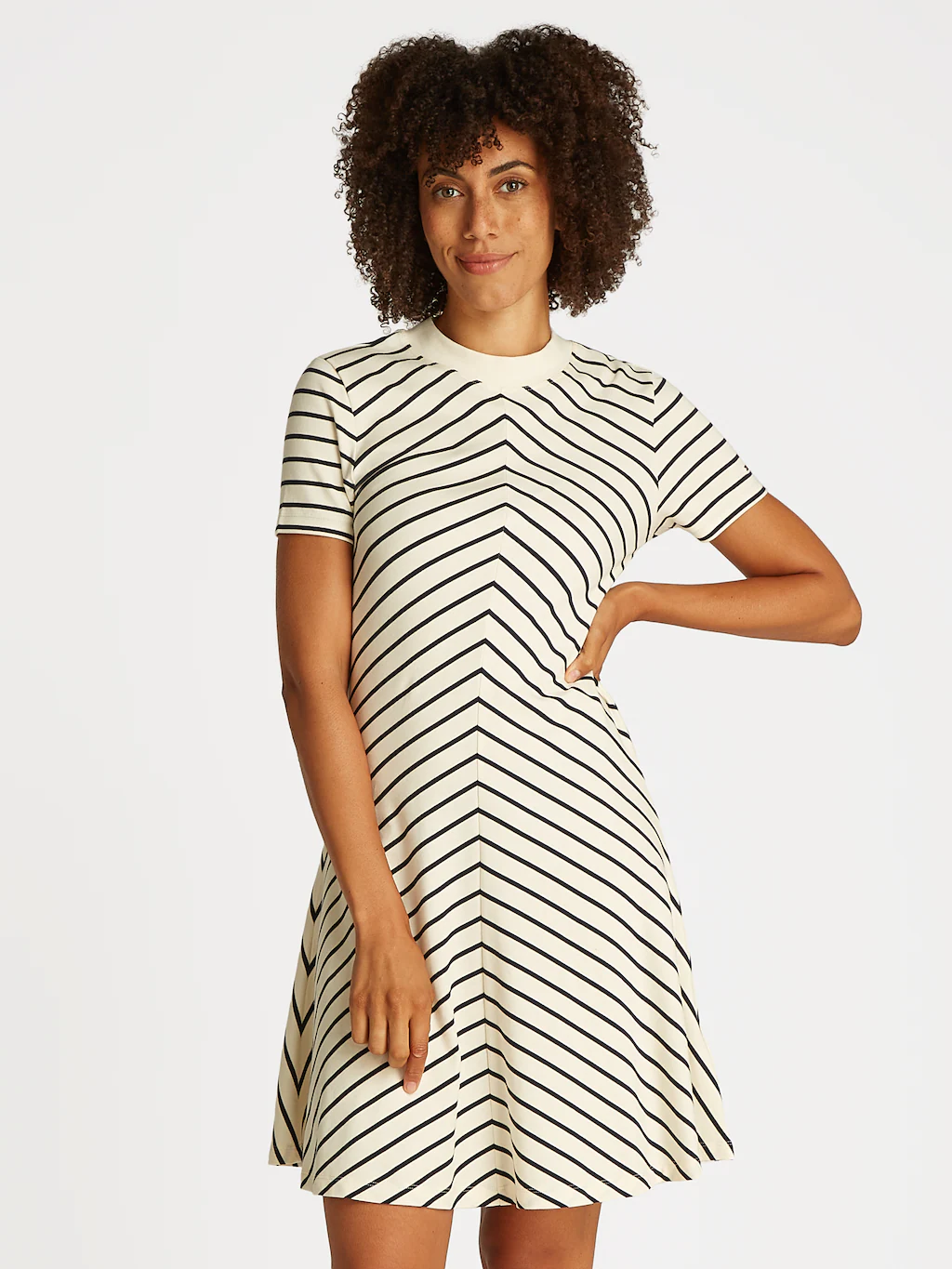 Tommy Hilfiger A-Linien-Kleid "MODERN F&F KNEE DRESS", in Knielänge günstig online kaufen