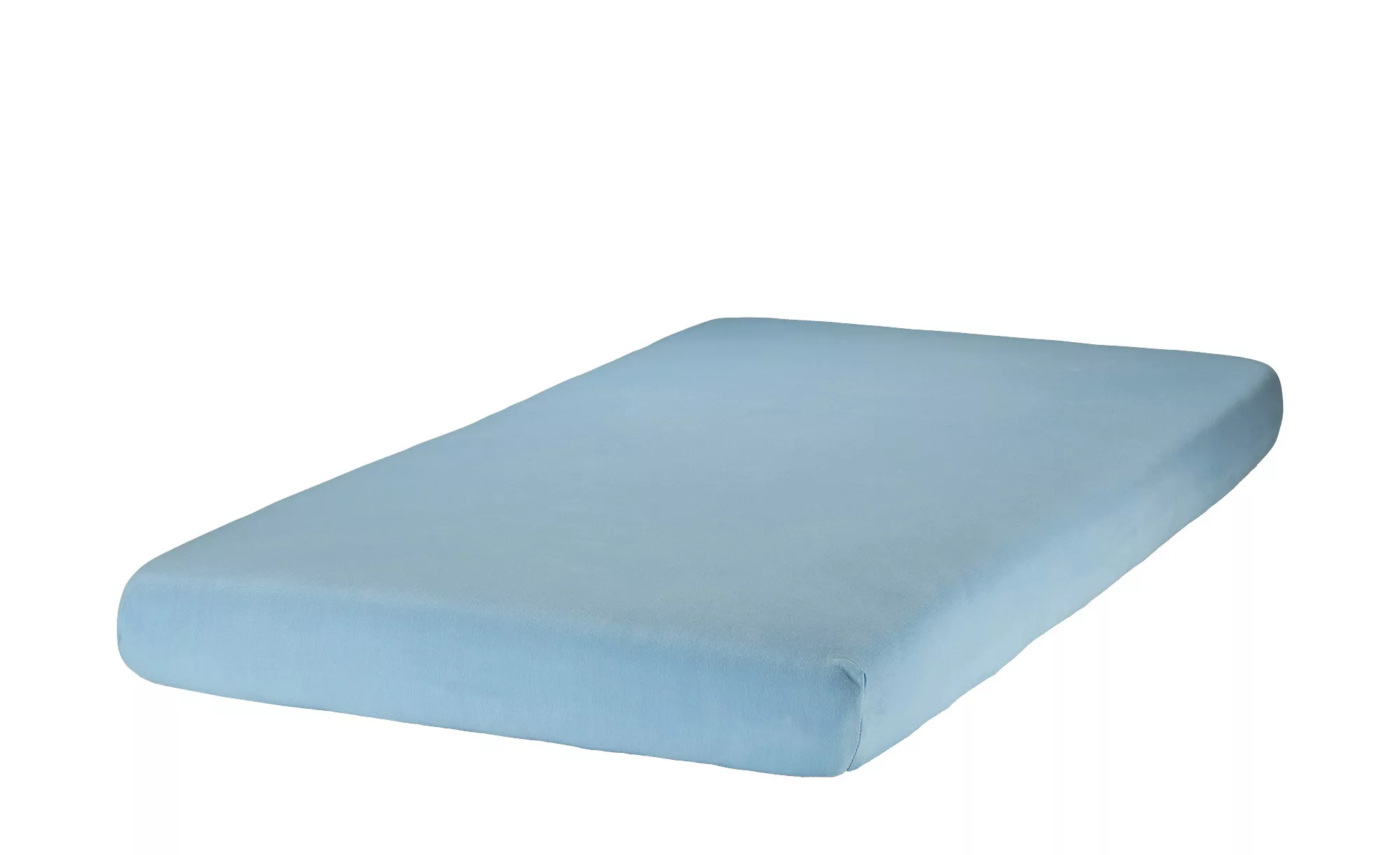 Zöllner Spannbettlaken für Kinderbetten, Jersey - blau - 100% Baumwolle - 7 günstig online kaufen