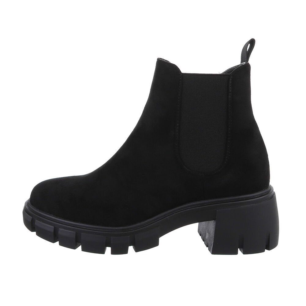 Ital-Design Damen Freizeit Plateaustiefelette (84556866) Blockabsatz günstig online kaufen