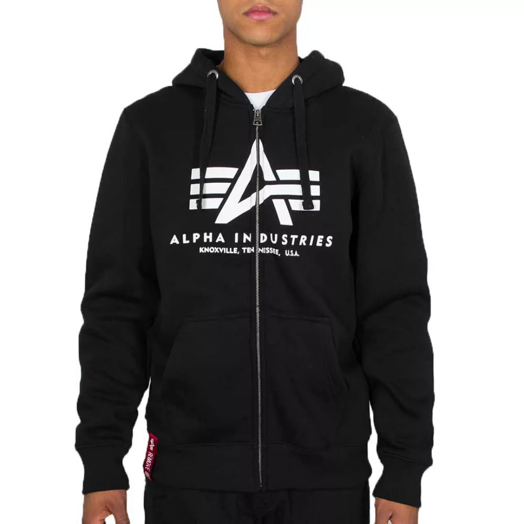 Alpha Industries Basic Sweatshirt Mit Reißverschluss XS Black günstig online kaufen