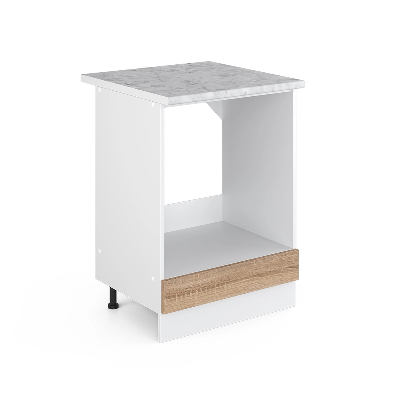 Vicco Herdumbauschrank R-Line, Sonoma/Weiß, 60 cm, günstig online kaufen