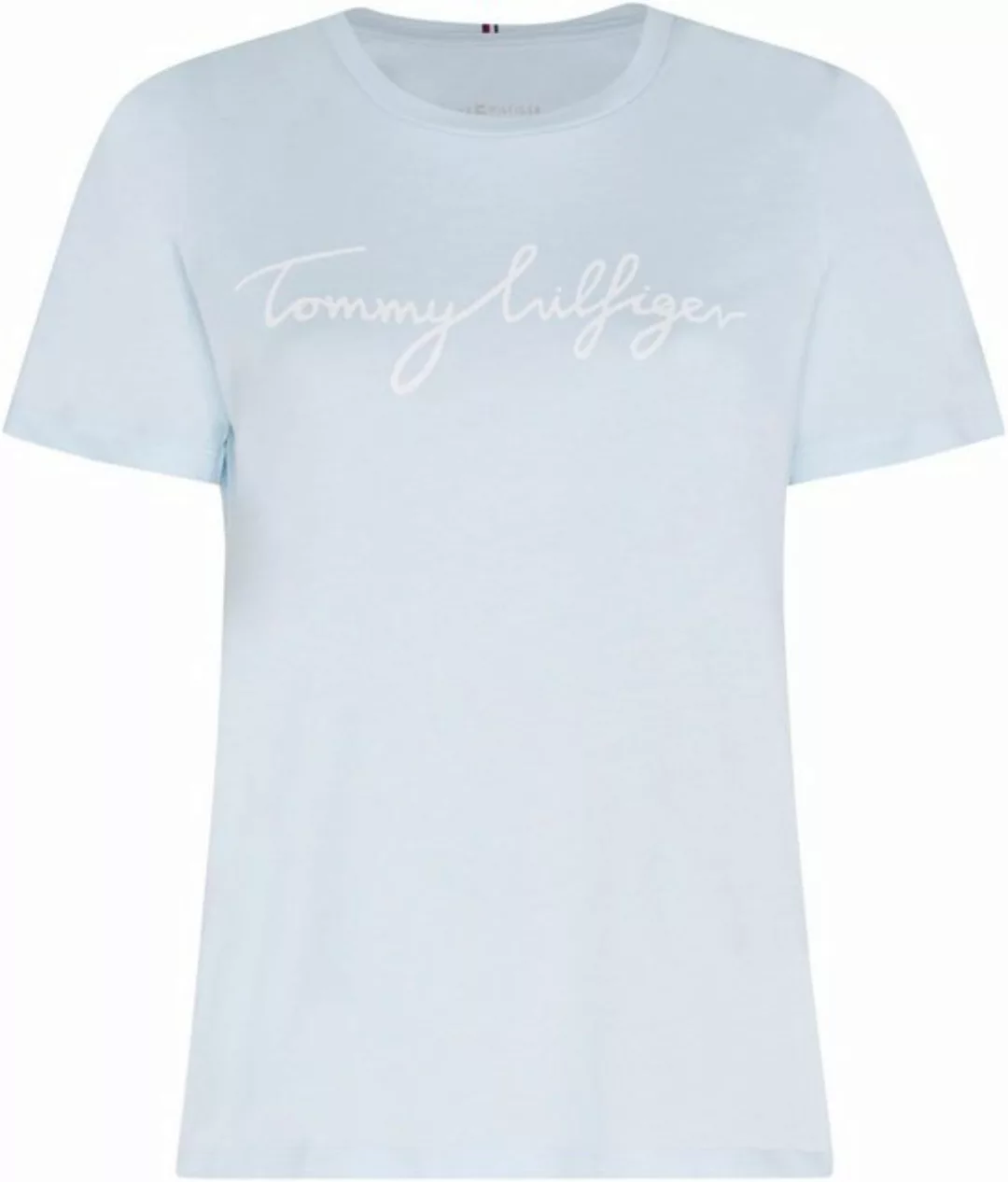 Tommy Hilfiger T-Shirt REG C-NK SIGNATURE TEE SS mit Logoschriftzug günstig online kaufen