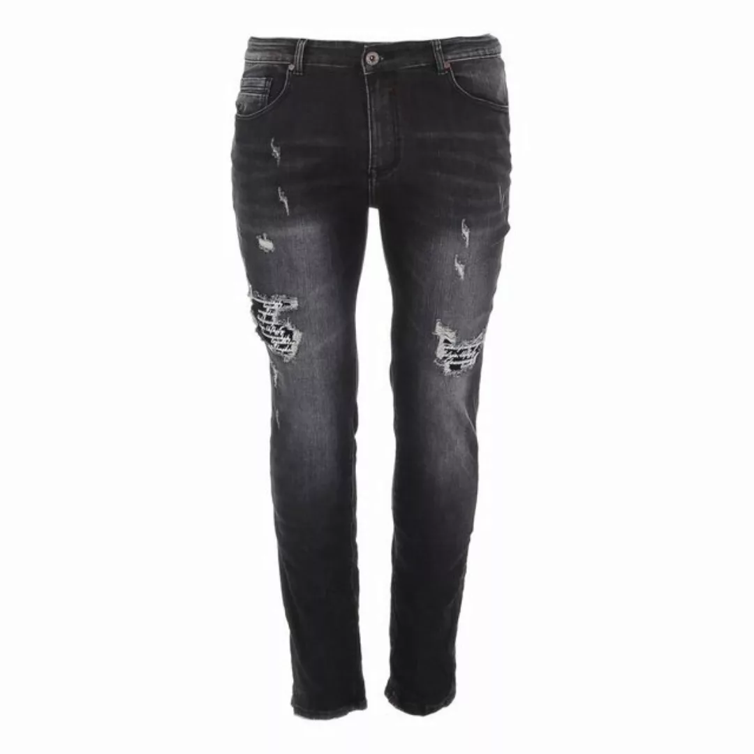 Ital-Design Stretch-Jeans Herren Freizeit Destroyed-Look Stretch Jeans in S günstig online kaufen