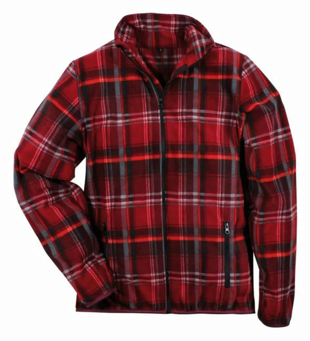 Elutex Fleecejacke Fleece-Hemdjacke Größe M rot-kariert günstig online kaufen