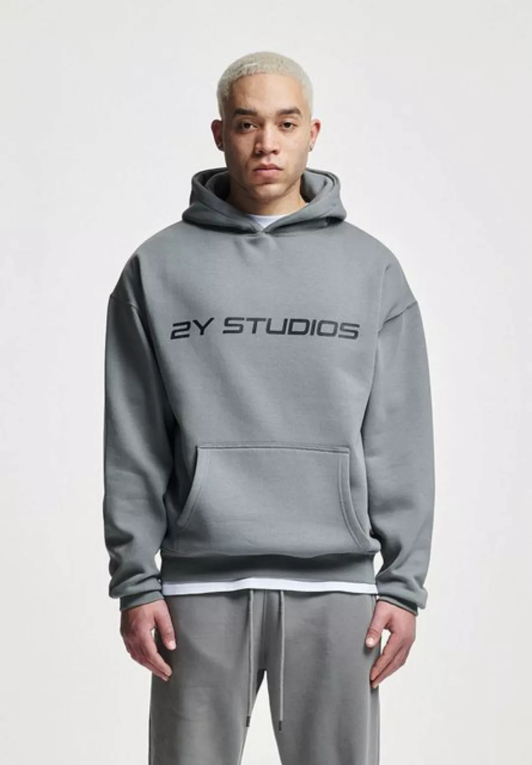 2Y Studios Kapuzensweatshirt 2Y Studios Herren Logo Oversize Hoodie (1-tlg) günstig online kaufen