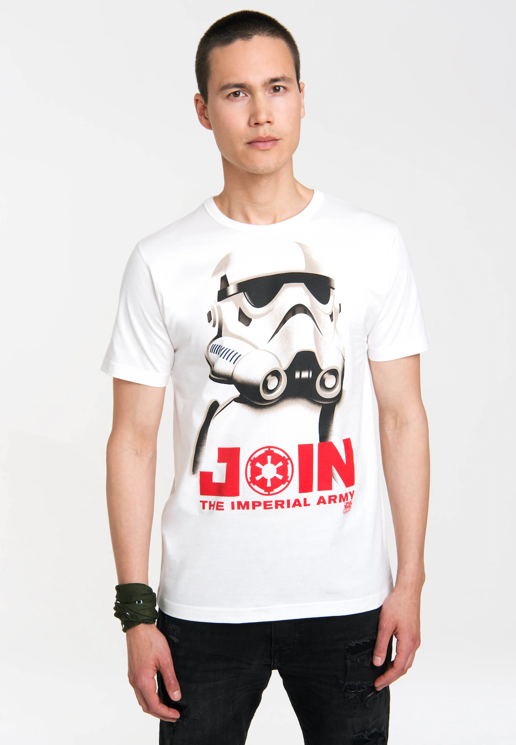 LOGOSHIRT T-Shirt "Stormtrooper - Join the Imperial Army", mit großem Star günstig online kaufen