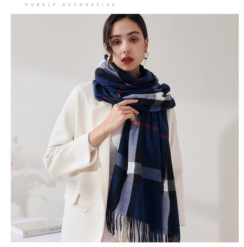 Blusmart Schal Karierter Schal für Damen, günstig online kaufen