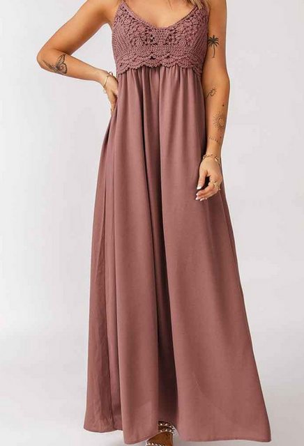 SEGUEN Strandkleid Damen-Strapskleid mit Falten (Modisch, locker und lässig günstig online kaufen