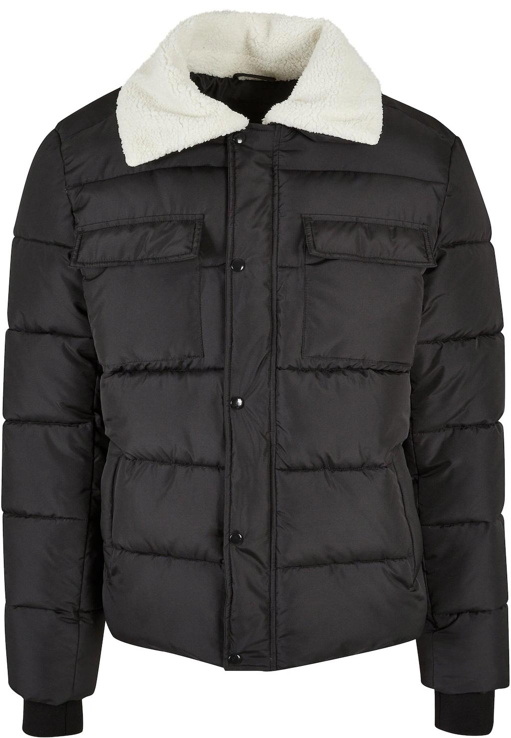 URBAN CLASSICS Winterjacke "Urban Classics Herren Sherpa Collar Padded Shir günstig online kaufen