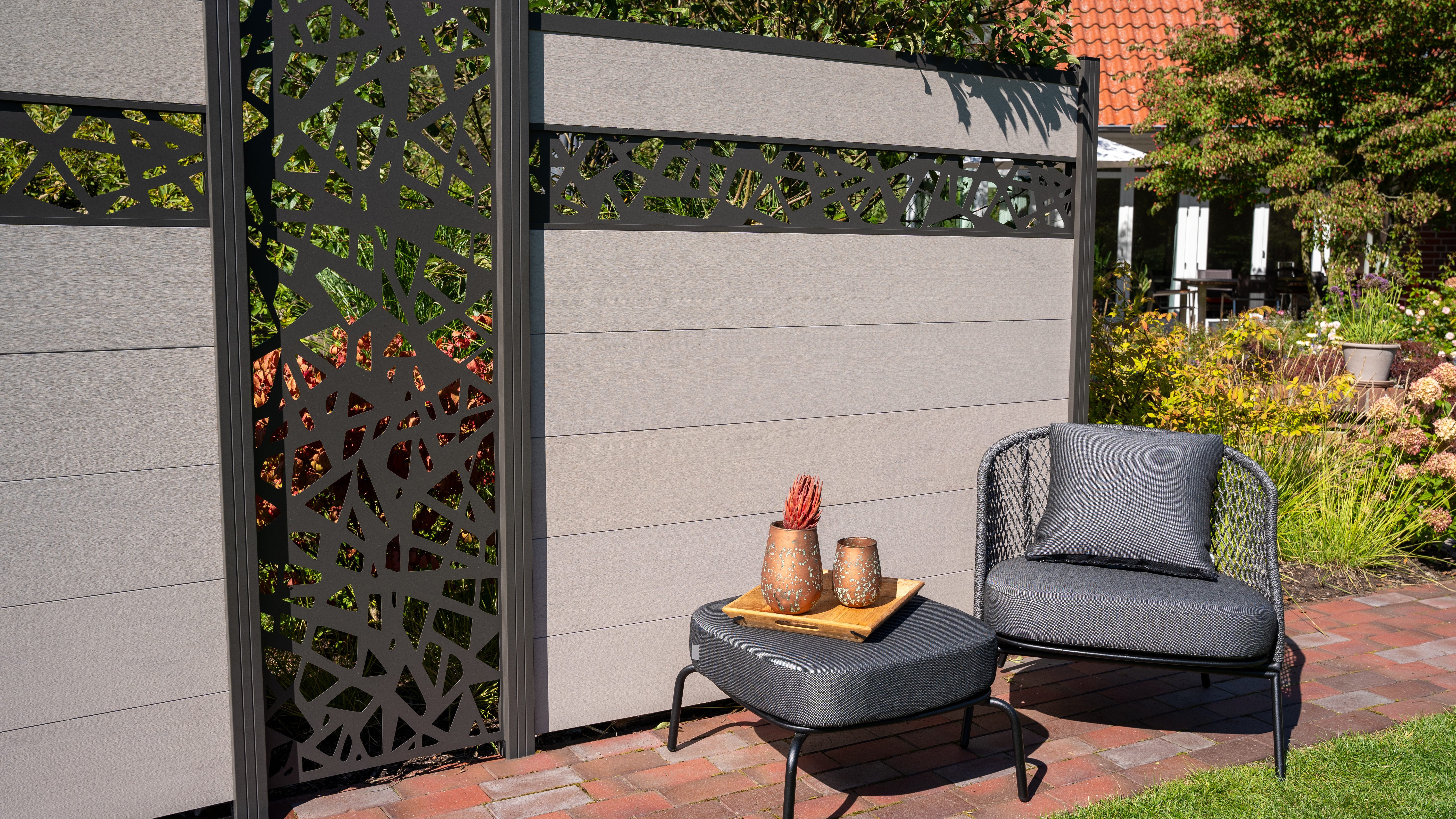 GartenLand Zaun Aluminium Steckzaun Designelement Scalea günstig online kaufen