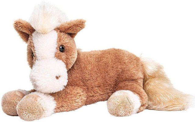 Uni-Toys Kuscheltier Pferd, liegend - hellbraun o. dunkelbraun - 28 cm - Pl günstig online kaufen