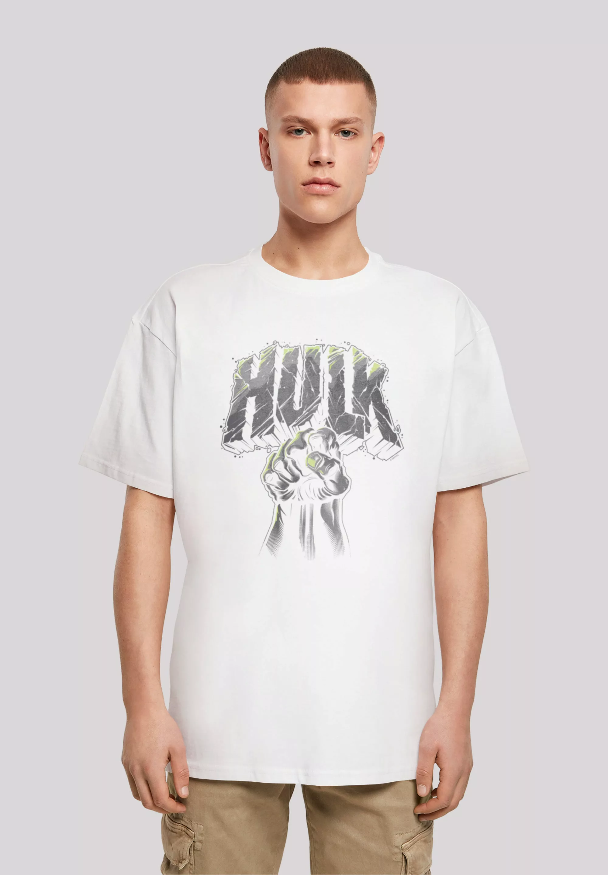 F4NT4STIC T-Shirt "Marvel Hulk Punch Logo", Print günstig online kaufen