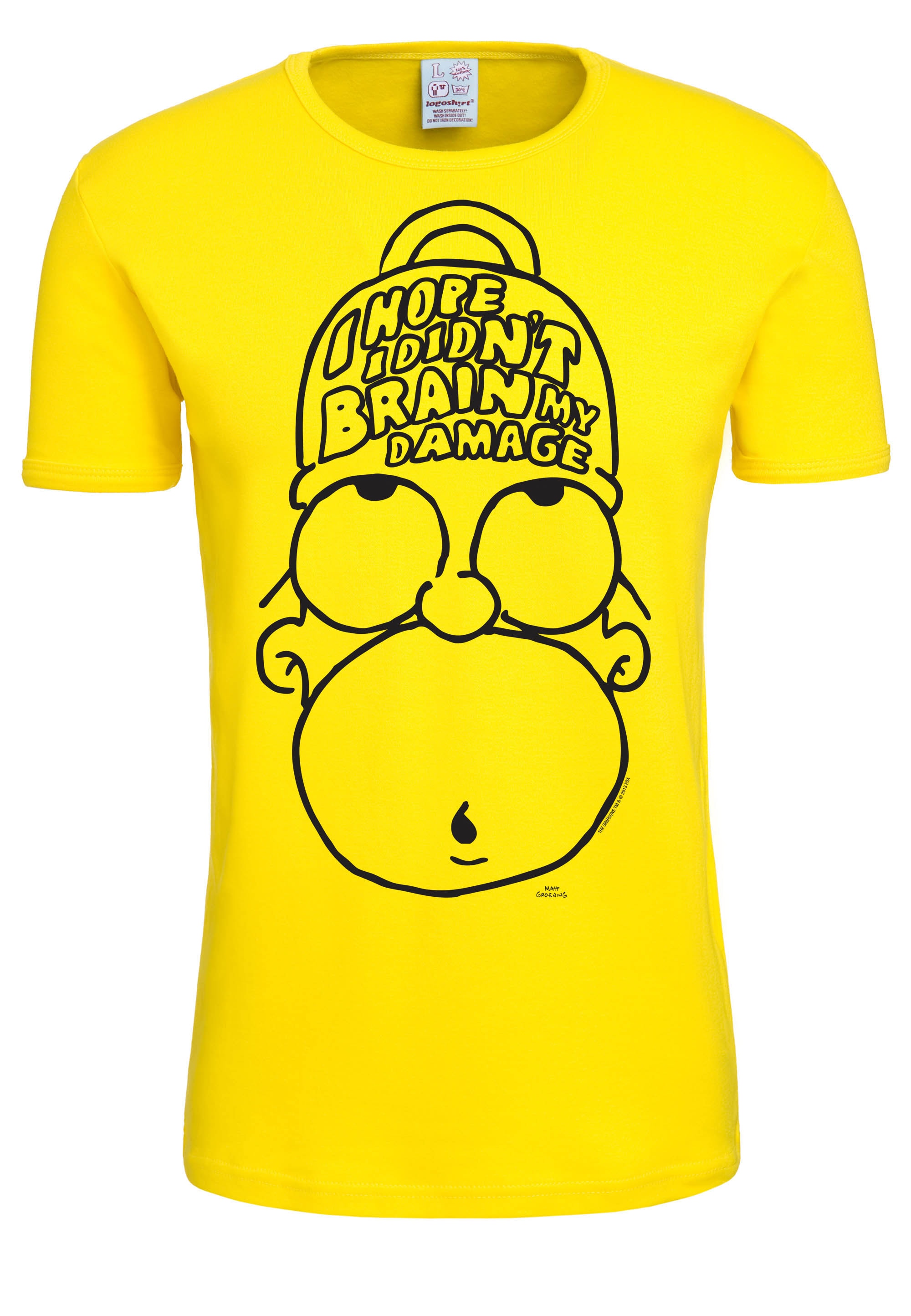 LOGOSHIRT T-Shirt "Homer", mit lizenziertem Originaldesign günstig online kaufen