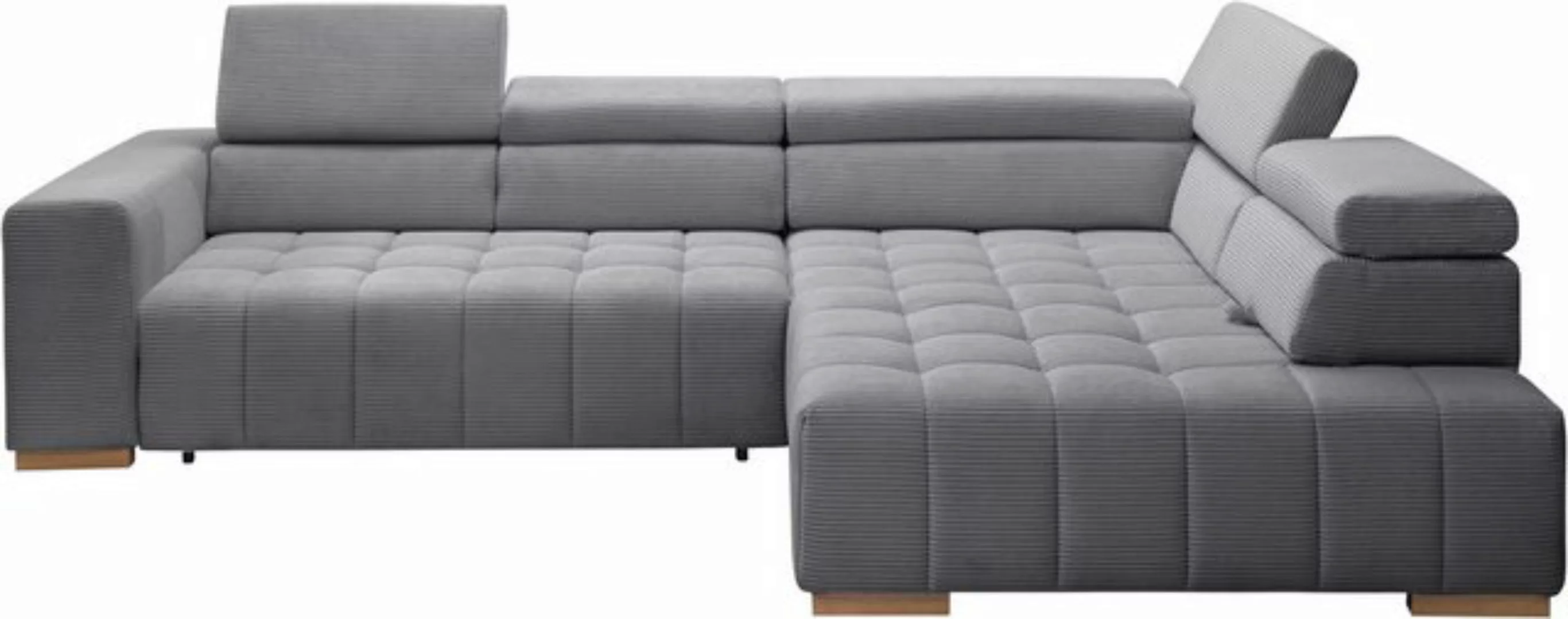 exxpo - sofa fashion Ecksofa Elianos, hoher Sitzkomfort, aufwendige Kreuzst günstig online kaufen